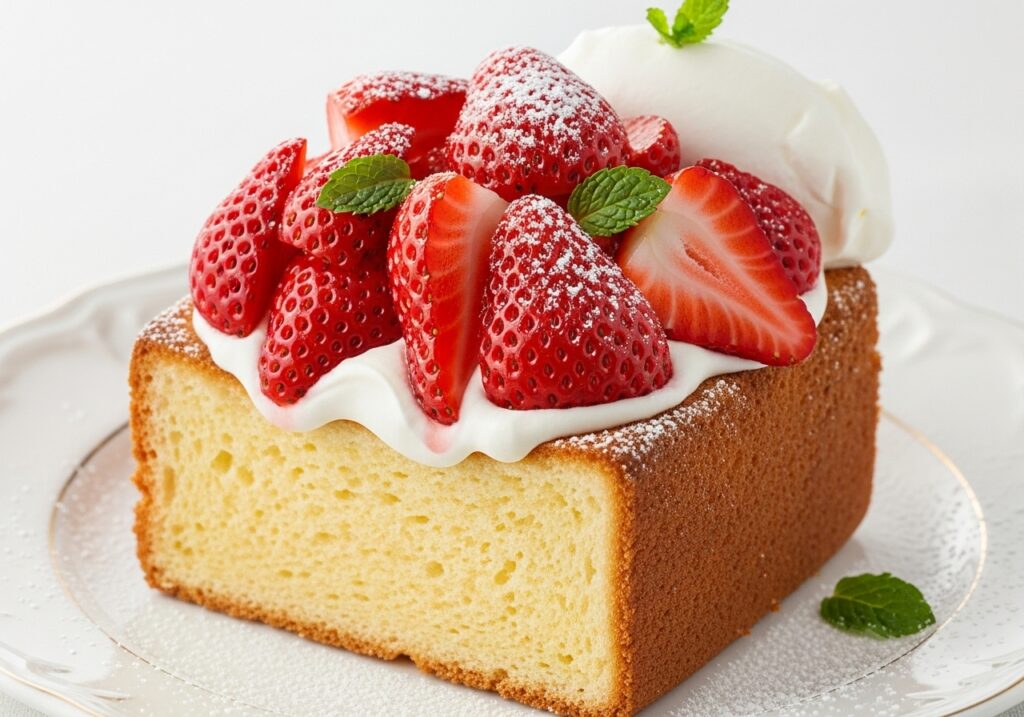 Strawberry Angel Food Cake Dessert